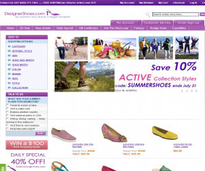 DesignerShoes Discount Coupons
