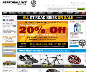 Performance Bike Discount Coupons