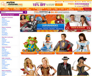 Anytime Costumes Discount Coupons