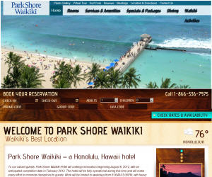 Park Shore Waikiki Discount Coupons