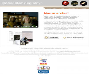 Global Star Registry Discount Coupons
