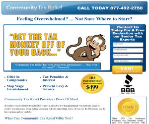 Community Tax Relief Discount Coupons