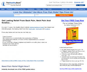 Lose The Back Pain Discount Coupons