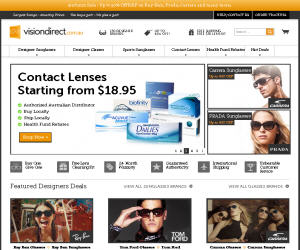 VisionDirect AU Discount Coupons