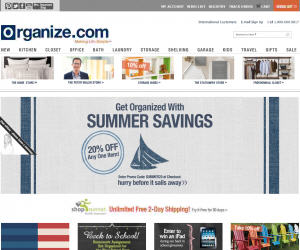 Organize.com Discount Coupons
