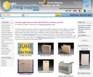 The Filing Supplies Shop Discount Coupons