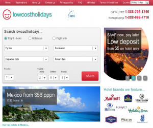 Low Cost Holidays Discount Coupons