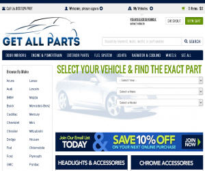 Get All Parts Discount Coupons