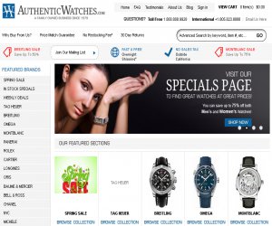 Authentic Watches Discount Coupons