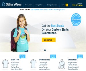 Allied Shirts Discount Coupons