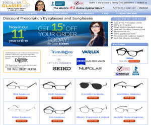 39DollarGlasses Discount Coupons