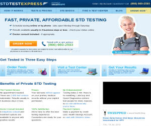STD Test Express Discount Coupons