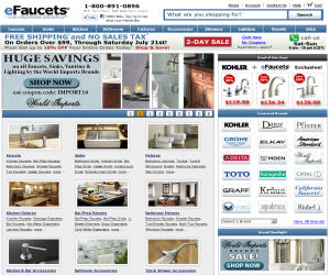 eFaucets Discount Coupons