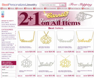 Best Personalized Jewelry Discount Coupons