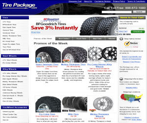 Tire Package Discount Coupons