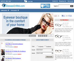 GlassesOnWeb Discount Coupons