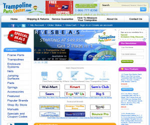 Trampoline Parts Center Discount Coupons
