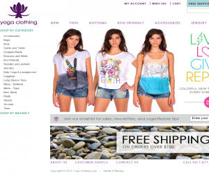 Yoga Clothing Discount Coupons